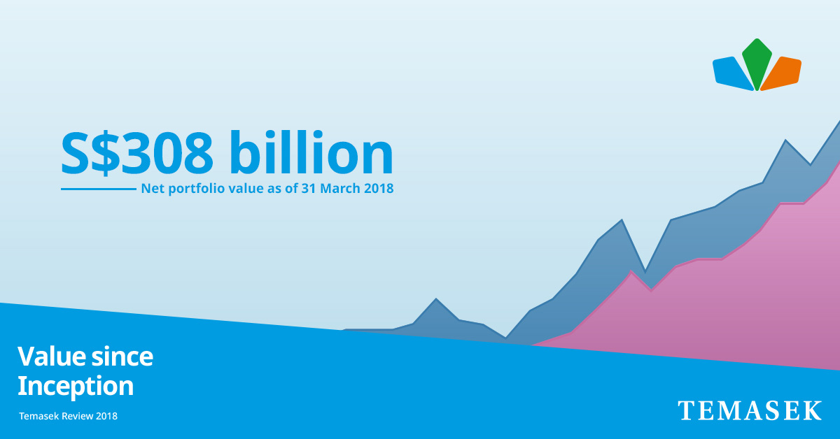 Value since Inception - Investor | Temasek Review 2018